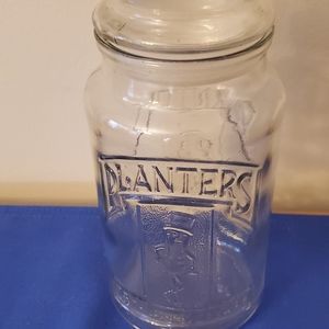 Planter's 75th Anniversary glass jar